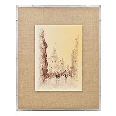 S/2 European Cities Watercolor Framed Prints, 24X30"