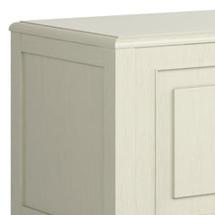Connaught 51 inch Wide Solid Wood Storage Bench Trunk in Antique White