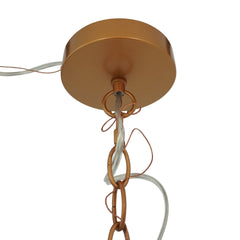 Delphi Pendant Lamp - Coarse Gold and Clear Glass