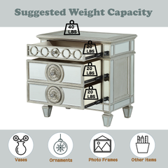 Varian Mirrored Nightstand