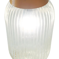 Modern Style Pendant Lamp - Bronze and Clear 110-120V Bedside Lamp Bedroom/Living Room Ceiling Light