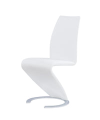 MARCUS HORSESHOE WHITE DINING CHAIRS (KIT OF 2)
