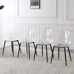 PET CHAIR 4PCS BLACK