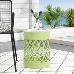 Outdoor Metal end Table -Large