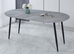 Extensible table,DINING TABLE,OFFICE TABLE,COFFEE TABLE,metal leg,100/140/180x100x75cm