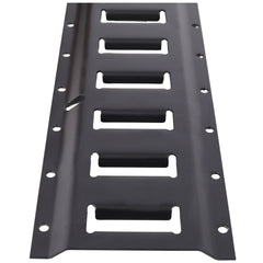 4ft E Track Tie-Down Rail Kit,Indoor E Track 4' (8 Pack) for Garages, Vans, Trailers, Motorcycle Tie Downs, ATV Mountings, 8 x Steel O-Ring Anchors and 8 x Rope Tie Offs,Heavy Loads UP To 2,000lbs