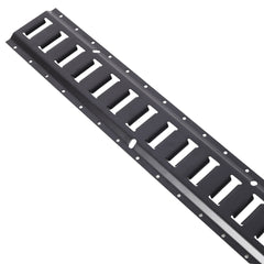 4ft E Track Tie-Down Rail Kit,Indoor E Track 4' (8 Pack) for Garages, Vans, Trailers, Motorcycle Tie Downs, ATV Mountings, 8 x Steel O-Ring Anchors and 8 x Rope Tie Offs,Heavy Loads UP To 2,000lbs