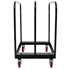 Heavy Duty Drywall Sheet Cart & Panel Dolly 1500lbs load capacity,Panel Service Cart,5 inch Swivel Casters,3 Side Handrails for Factory, Warehouse, Black