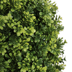 22in Artificial Topiary Boxwood Ball Trees for Outdoor Front Porch, Patio, Balcony or Home Decoration, UV Resistant Faux Shrubs, 2pcs/set