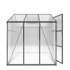 Newly marketed Gain height windproofaluminum greenhouse 6x6 FT Polycarbonate Greenhouse Raised Base and Anchor Aluminum Heavy Duty Walk-in Greenhouses for Outdoor Backyard in All Season