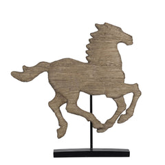 19x3x19.5" Defiance Spirited Horse Accent Sculpture, Large