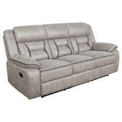 Brazelton Taupe 2-piece Pillow Top Arm Motion Living Room Set