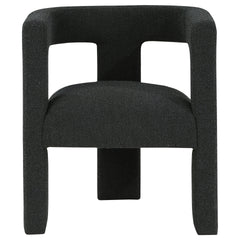McKinley Black Boucle Upholstered Accent Side Chair
