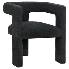 McKinley Black Boucle Upholstered Accent Side Chair