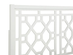 Tabor Chippendale White Headboard - King