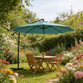 Large Outdoor Hanging Cantilever Umbrella,Patio Umbrella