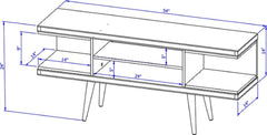 TV Stand in White