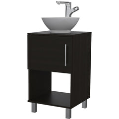 Single Bathroom Vanity Pigmag, Bathroom, Black