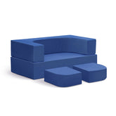 Kids Sofa Bed,Modular Couch Free Combination,Convertible Toddler Play Couch Furniture for Small Playroom