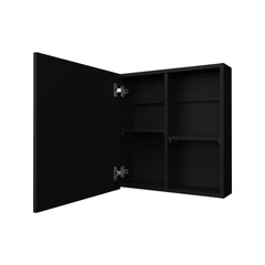 Wenge Medicine Cabinet with Included Mirror and 1 Door