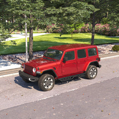 6 Inch Powder Coated Running Boards Side Steps For 2018-2026 Jeep Wrangler JL 4 Door