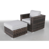 Comfortable Upholstered Accent Armchair – No Assembly Required