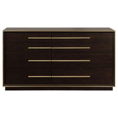 Prescott Smoked Peppercorn 8-drawers Dresser