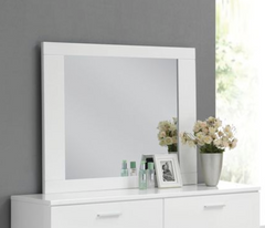 Lorimar White Finish Mirror