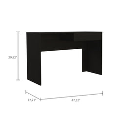 Wenge 1-Drawer Computer Desk