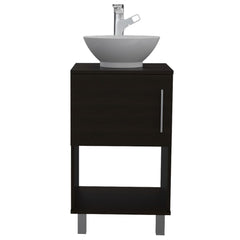 1-Shelf Single Bathroom Vanity Wenge