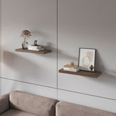 Grey Walnut Floating Shelf