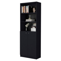 Wenge 2-Door Bookcase