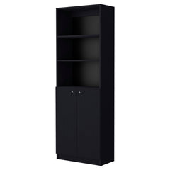 Wenge 2-Door Bookcase