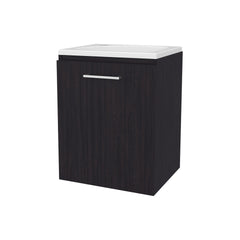Wengue Bathroom Vanity with Integrated Sink
