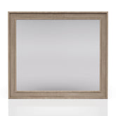 Sand Colored Cane Mirror