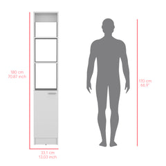 Linen Cabinet Marion, Bathroom, White