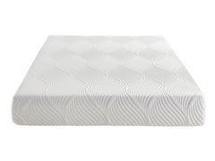 10-inch California King Size Bed Mattress Gel-Infused Memory Foam Mattress, Firm, White, Mattress in a Box