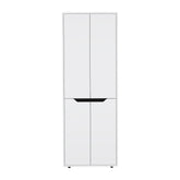 Multistorage Kitchen Pantry Hepler, Kitchen, White / Black