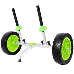 Sit On Top Kayak Cart, Heavy-Duty Plug-in Kayak Cart Dolly with 12 Inch Solid Wheels,Width Adjustable