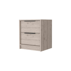 Washington Nightstand, Two Large Drawers