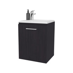 FM FURNITURE Haigleer Creek Bathroom Vanity with Integrated Sink, Wenge