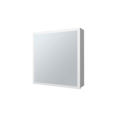 Morenci Medicine Cabinet With Included Mirror And 1 Door, White