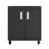 Rolling Garage Cabinet in Charcoal Gray