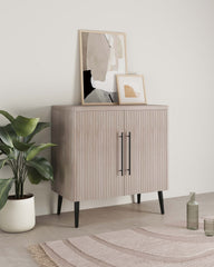 Accent Cabinet in Whitewashed Oak