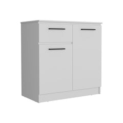 Orleans Dresser with 2-Door and Single Drawer, White