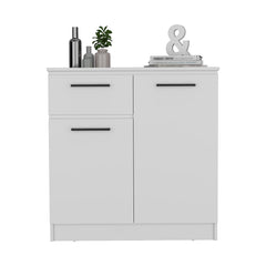 Orleans Dresser with 2-Door and Single Drawer, White