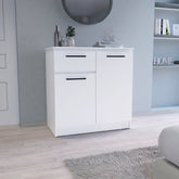 Orleans Dresser with 2-Door and Single Drawer, White