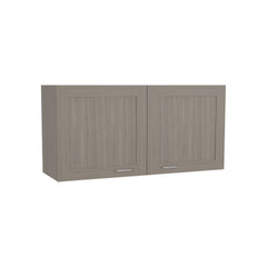 Wall Cabinet, 2 Doors, White Oak
