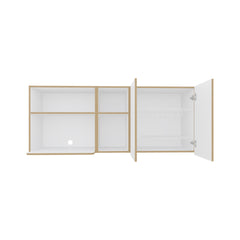 Wall Cabinet, 2 Doors, 4 Shelves