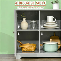 Freestanding Storage Cabinet,Kitchen Storage Cabinet,Sideboard Floor Cupboard